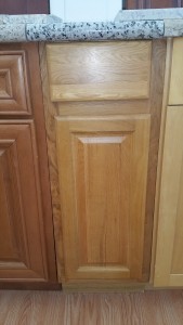 Pre-fabricated kitchen cabinets