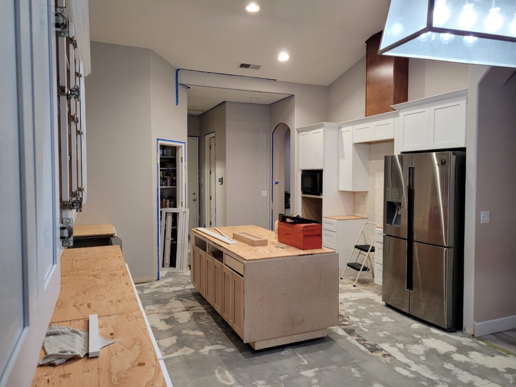 kitchen remodeling project
